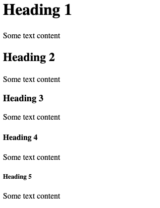 Headings