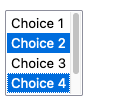 Multiple select